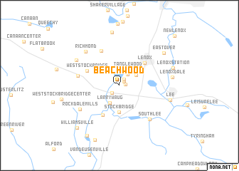map of Beachwood