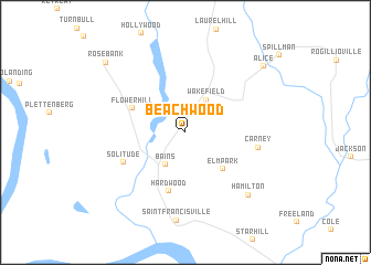 map of Beachwood