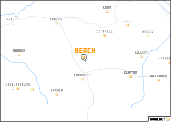 map of Beach