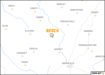 map of Beach