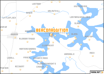 map of Beacon Addition