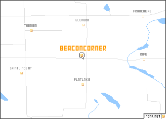 map of Beacon Corner