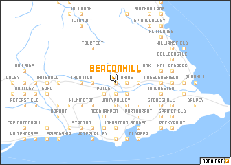 map of Beacon Hill