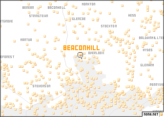 map of Beacon Hill