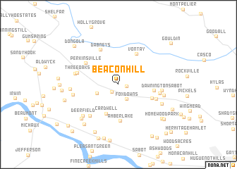 map of Beacon Hill