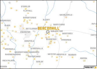 map of Beacon Hill