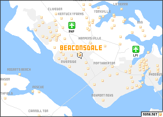 map of Beaconsdale