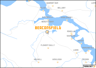 map of Beaconsfield
