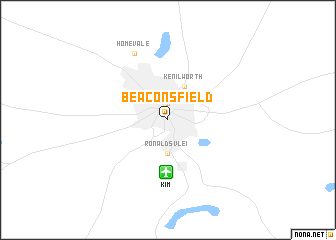 map of Beaconsfield