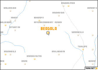 map of Beadala