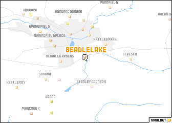 map of Beadle Lake