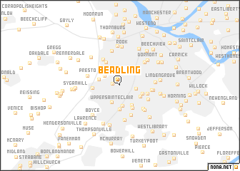 map of Beadling