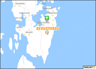map of Beadonābād