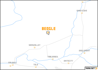 map of Beagle