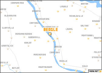 map of Beagle
