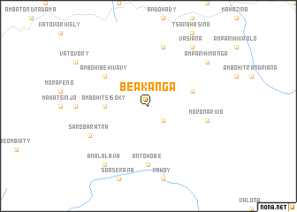 map of Beakanga