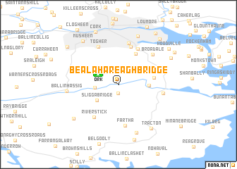 map of Bealahareagh Bridge