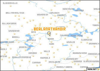 map of Béal an Átha Móir