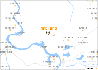 map of Bealana