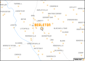 map of Bealeton