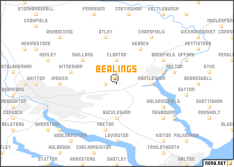 map of Bealings