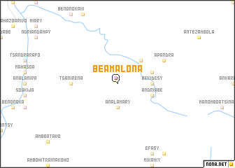 map of Beamalona