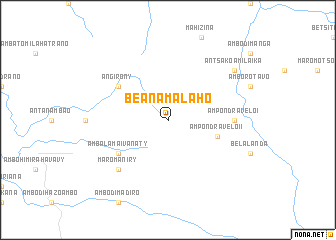 map of Beanamalaho