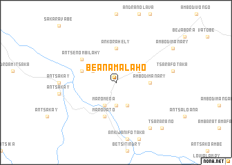 map of Beanamalaho