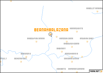 map of Beanambalazana