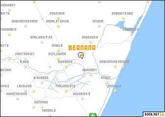 map of Beanana