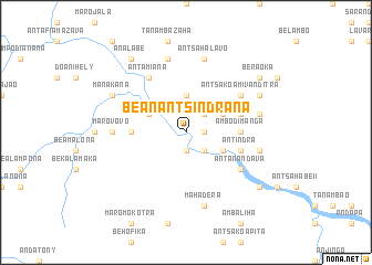 map of Beanantsindrana