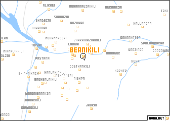 map of Beāni Kili