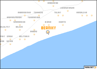 map of Beaniky