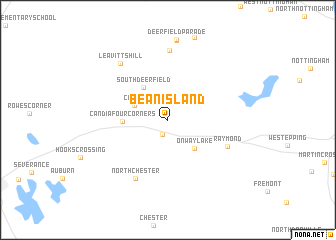 map of Bean Island