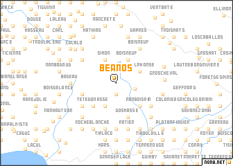 map of Béanos