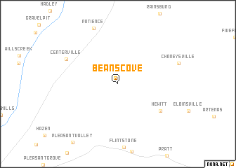 map of Beans Cove