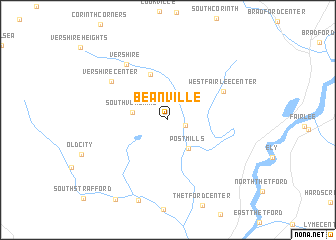 map of Beanville