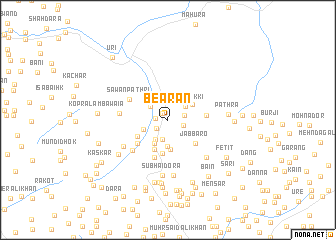 map of Beārān