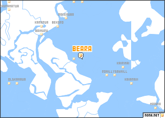 map of Beara