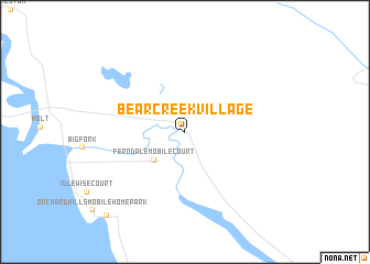 map of Bear Creek Village