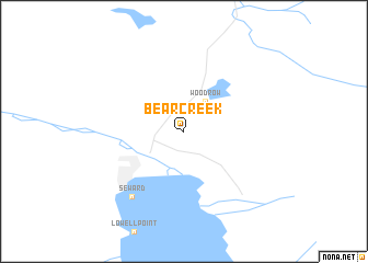 map of Bear Creek