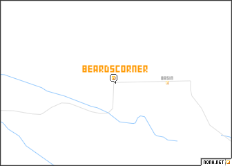 map of Beards Corner