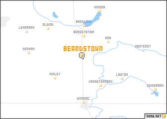 map of Beardstown