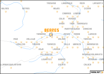 map of Beares