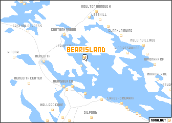 map of Bear Island