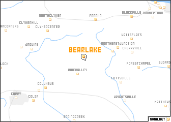 map of Bear Lake