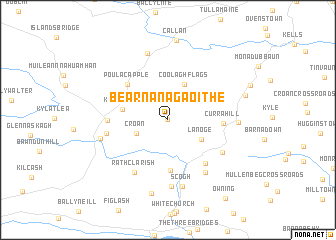 map of Bearna na Gaoithe