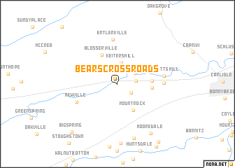 map of Bears Crossroads