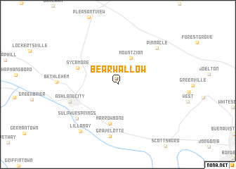 map of Bearwallow
