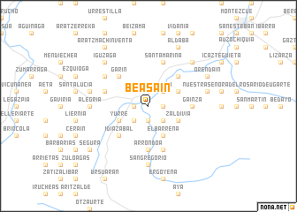 map of Beasain